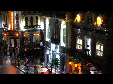 LEGO Stadt mit Beleuchtung - Update #3