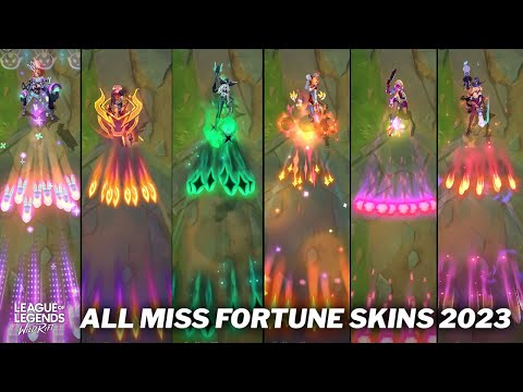 All Miss Fortune Skins 2023 Comparison Wild Rift