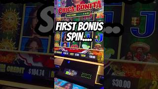 Spin 1 Shocker! $243 Chica Bonita Slot Bonus Goes Wild! #slot #casino #bigwin
