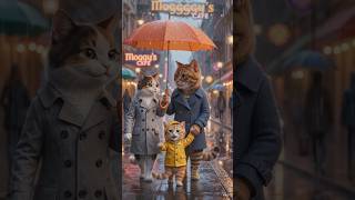 Download lagu Cute Cat Family’s Rainy Day Adventure | Pixar-Style 3D Animation#subscribe #shorts mp3