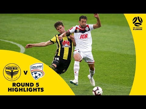 Hyundai A-League 2018/19 Round 5: Wellington Phoenix 1 - 3 Adelaide United Highlights
