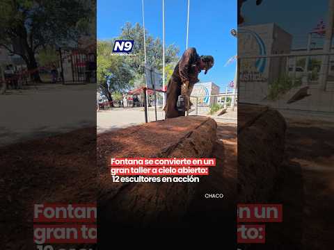 🪵 FONTANA SE CONVIERTE EN UN GRAN TALLER A CIELO ABIERTO: 12 ESCULTORES EN ACCIÓN