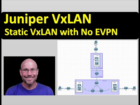 Juniper VxLAN - Static - no EVPN