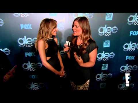 Naya Rivera Glee 100th Episode Party - Interview