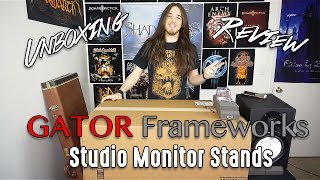Video thumbnail for Gator Frameworks Studio Monitor Stands | Unboxing/Review by GarrettJPeters