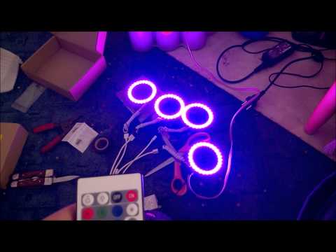 Cheap 20€ Car RGB Halo Angel Eyes LED Light Multi Color DIY