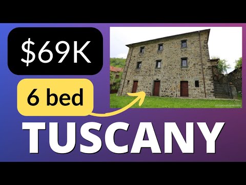 Cheap Houses In Tuscany Italy 🇮🇹 (Must Watch! 😱)