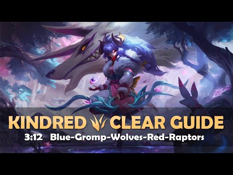 [Season 11.9] Kindred Jungle Clear Guide | 3:12 Blue-Gromp-Wolves-Red-Raps (Q-Cancels Explained)