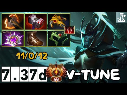 V-Tune - Phantom Assassin  - 11/0/12 - 7.37d - Immortal Dota