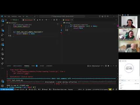 Friday Teaming #7 - Mars Rover Kata | Test Commit Revert