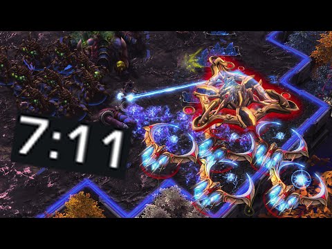 MOTHERSHIP Rushing in a TOURNAMENT (StarCraft 2)