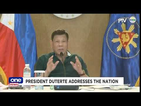 WATCH | President Duterte's pre-recorded "Talk to the People" (October 4, 2021)