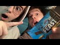 Trying New FEASTABLES Mr Beast ALMOND Flavor