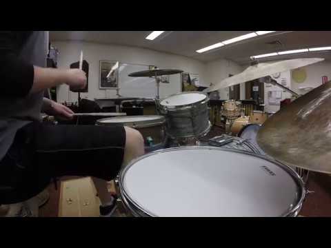 Leedy Single Ply Walnut Snare Drum Demo