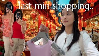 chinese new year SHOPPING and PREPARATION [VLOG] 一起逛我的新年衣, where do I shop for CNY clothes! 2025 CNY