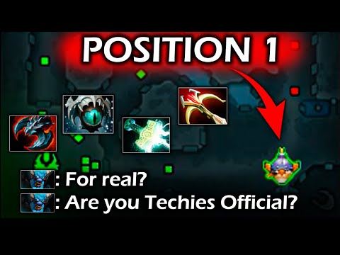 Techies Official POSITION 1 Techies in 7.33d | Valve really created a new HARD CARRY HERO