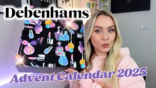 DEBENHAMS BEAUTY ADVENT CALENDAR 2025 UNBOXING & REVIEW 🌟 | MISS BOUX