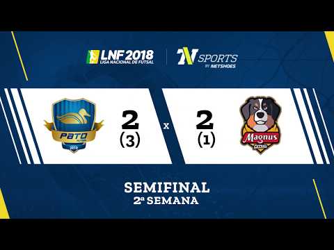LNF2018 - Pato 2(3) x (1)2 Magnus - Gols - Semifinal - Volta