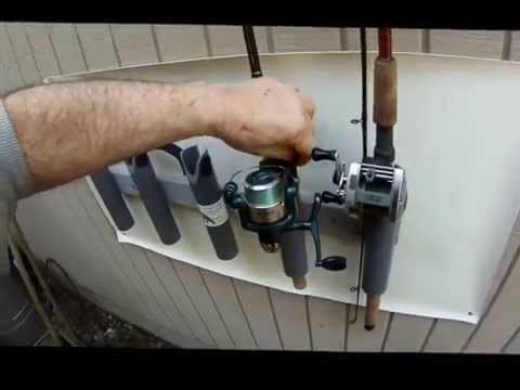 T-Rex Tough Fishing Rod Holder - Fast and Easy Demo
