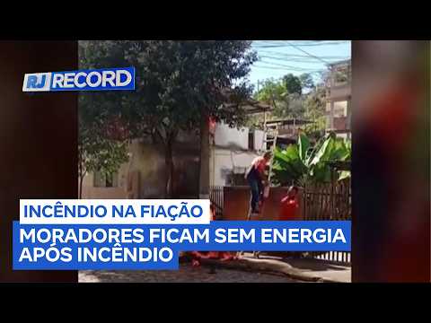 Incêndio em fiação elétrica deixa moradores sem luz em Porciúncula