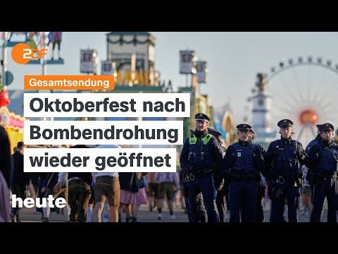 heute 19 Uhr vom 01.10.25 Mutmaßliche Hamas-Unterstützer festgenommen, Kabinettsklausur, EU-Gipfel