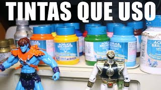 TINTAS QUE USO PARA PINTAR BONECOS / ACTION FIGURES