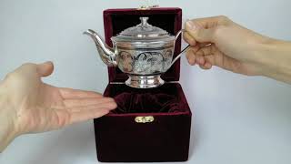 «Добрый», серебряный заварочный чайник
