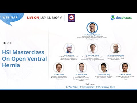 HSI Masterclass On Open Ventral Hernia