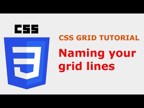 CSS Grid Layout Tutorial: Grid Line Names