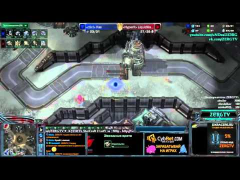 CYBBET.COM RACE WARS - Kas vs Mana - StarCraft 2 c ZERGTV
