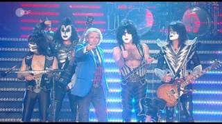 KISS live at &quot;Wetten dass&quot; on February 27th, 2010. &quot;I Was Made For Lovin&#39; You&quot; &amp; &quot;Say Yeah&quot; [HQ]