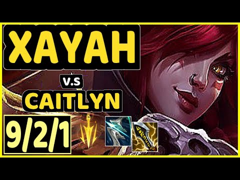 XAYAH vs CAITLYN - 9/2/1 KDA BOTTOM ADC GAMEPLAY - NA Ranked DIAMOND