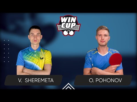 18:00 Vladyslav-Ivan Sheremeta - Oleksandr Pohonov West 3 WIN CUP 03.06.2024 | Table Tennis WINCUP