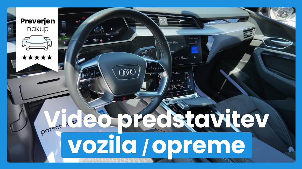 Audi e-tron Sportback 55 quattro S line 95KWh - SLOVENSKO VOZILO