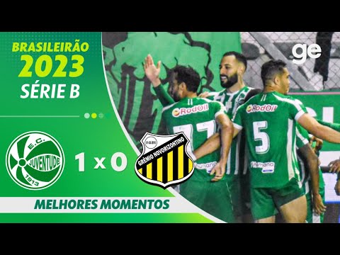Gols e lances de Juventude-RS x Novorizontino