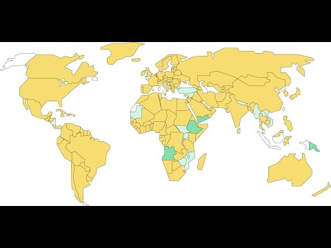 Timelapse of the spread of coronavirus Covid-19 to day 105 6 May 2020