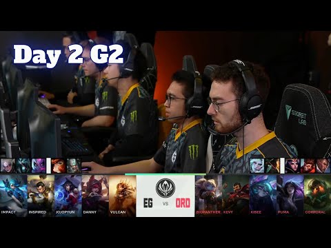 EG vs ORD - Day 2 LoL MSI 2022 Group Stage | Evil Geniuses vs ORDER full game