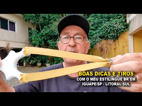 GOOD TIPS AND SHOTS with my BR SLINGSHOT in IGUAPE/SP - Portal do Estilingue with Ailton Bonassa