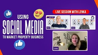 Using Social Media to Market Property Business | Live session with Lenka | Cash Flow With Property
