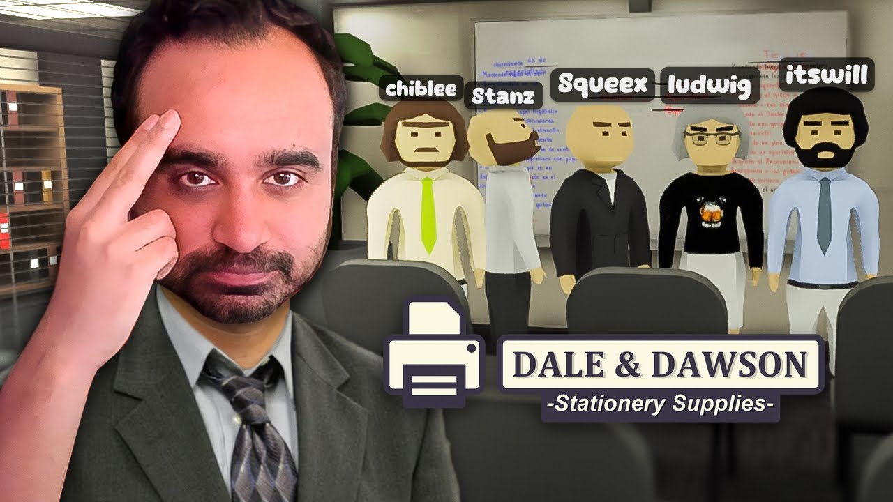Squeex made Streamers work in an office... they all got fired (Ludwig, Connor, itswill, Chiblee!)