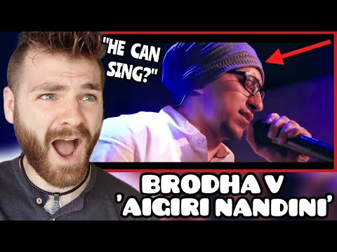 British Guy Reacts to INDIAN RAP "Brodha V - AIGIRI NANDINI" LIVE in Bangalore | FIRST TIME REACTION