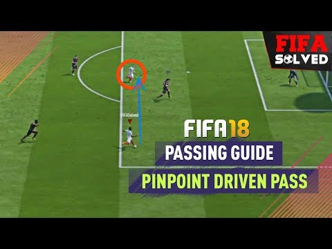FIFA 18 Passing Tutorial - 3 BEST Driven Pass Tips