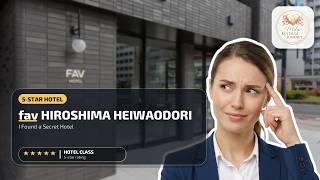 fav HIROSHIMA HEIWAODORI - I Found a Secret Hotel | Hiroshima, Japan🏨