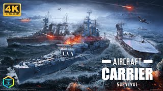 [4K] Uçak Gemisi Yönetimi ve Savaş | Aircraft Carrier Survival Gamepla