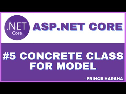 5 ASP NET Core MVC tutorial Concrete Classes for Model