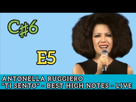 Antonella Ruggiero - Ti Sento - Best High Notes - Live