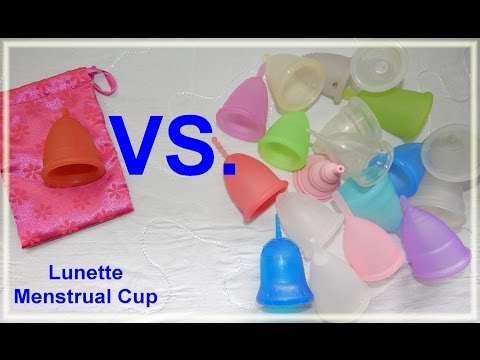 Lunette vs Various Menstrual Cups - Comparison