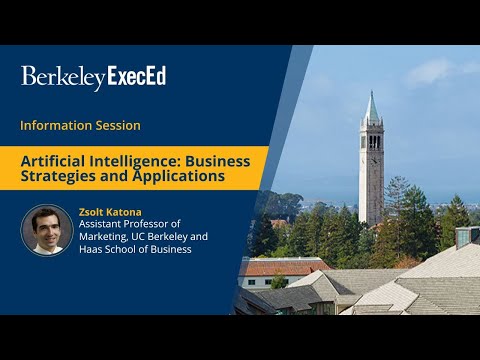 Information session on Berkeley Executive Education’s Artificial Intelligence program