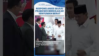 Prabowo Berkelakar Sebut Senyuman 01 Berat saat Pidato, Anies Akui Tak Paham Klaim Biasa-Biasa Saja