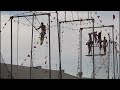 Flying Cortes Trapeze Act At NCC Fair Sept 24 2022
